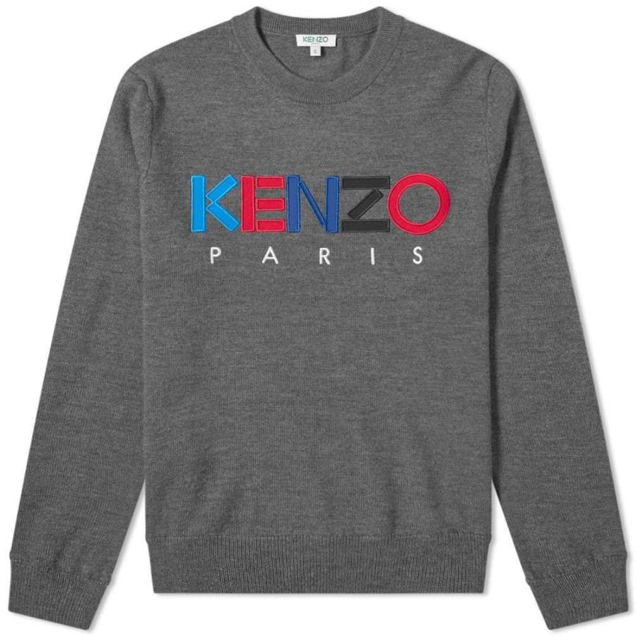 ケンゾー Kenzo メンズ ニット セーター トップス Colour Paris Logo