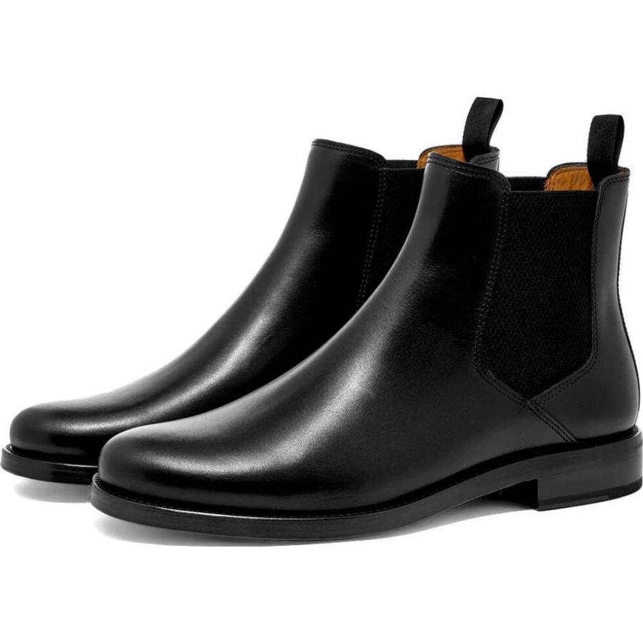 人気特価激安 アーペーセー A P C メンズ ブーツ チェルシーブーツ シューズ 靴 Stanislas Chelsea Boot Black 国際ブランド Mediquicklab Com