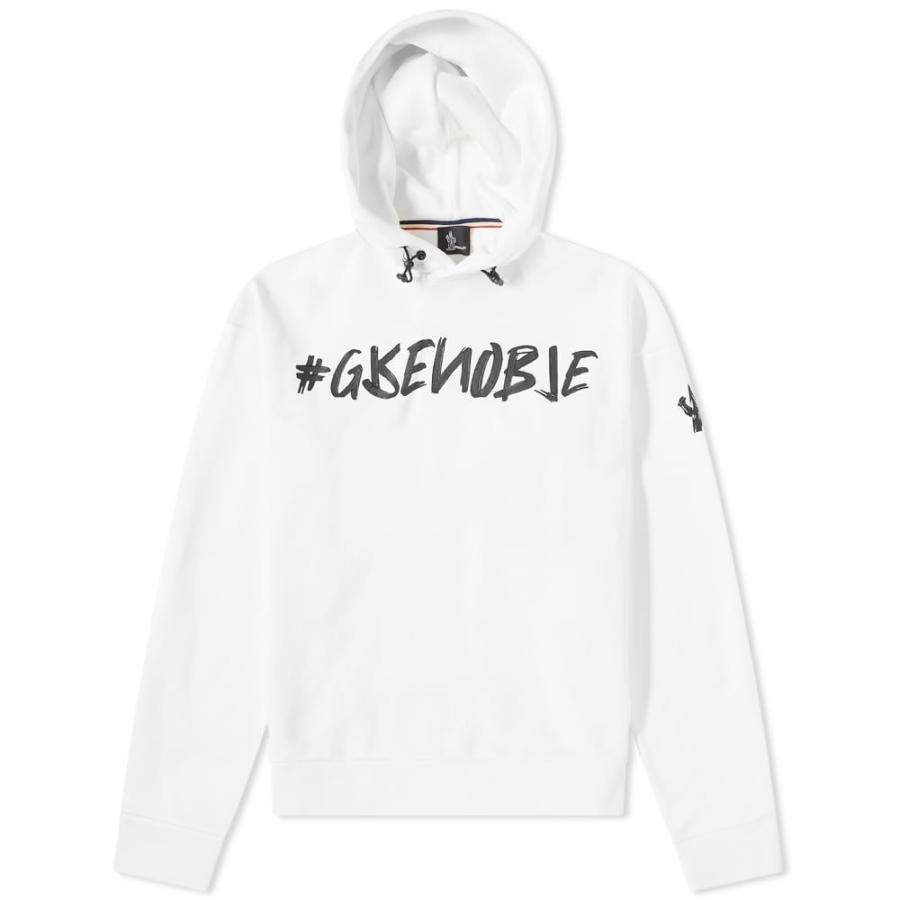 高級素材使用ブランド White Hoody Popover Logo トップス パーカー メンズ Grenoble Moncler モンクレール トップス メンズ パーカー モンクレール Grenoble Moncler トップス Www Mohanvilaas Com