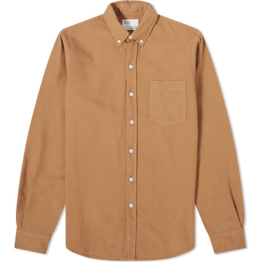 高速配送 トップス ワイシャツ シャツ メンズ Standard Colorful カラフルスタンダード Classic Camel Sahara Shirt Oxford Organic 長袖 サイズ S Www Auschule S Schule Bw De