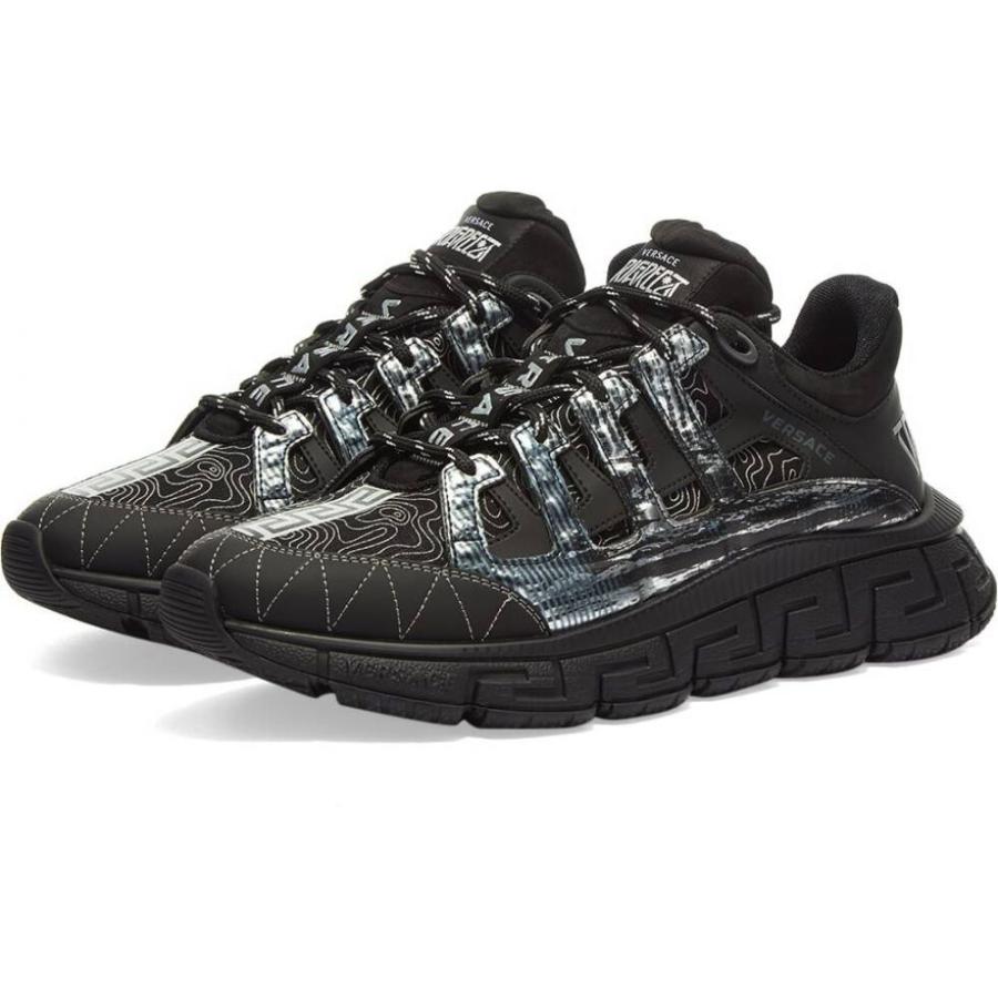 ヴェルサーチ Versace メンズ スニーカー シューズ 靴 Oversized Sneaker Black Silver Sc Ff8b608fb4 フェルマート エフ Fermart Ef 通販 Yahoo ショッピング