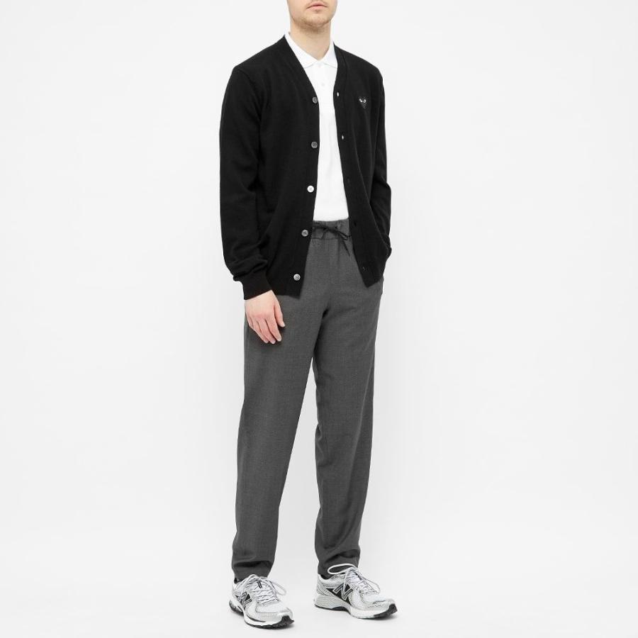 42 割引ブラック系 Mふるさと納税 ギャルソンプレイ カーディガン 黒 メンズ カーディガン トップスブラック系m Urbanfarminginstitute Org