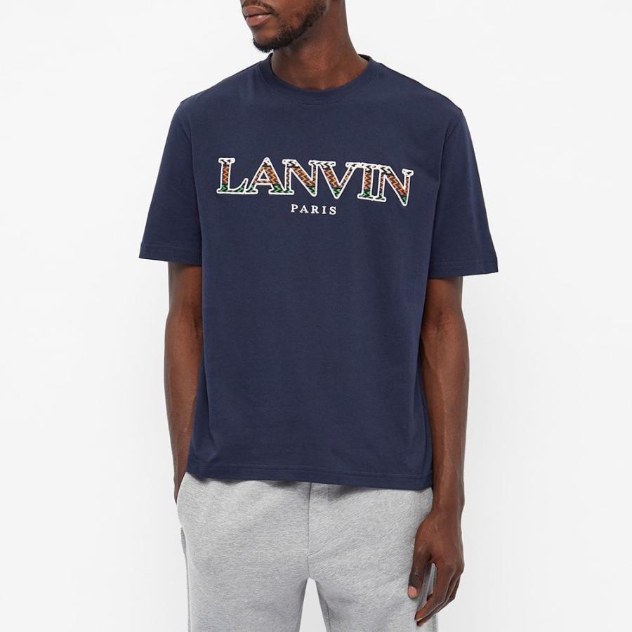 ランバン Lanvin メンズ Tシャツ ロゴTシャツ トップス Logo Tee 