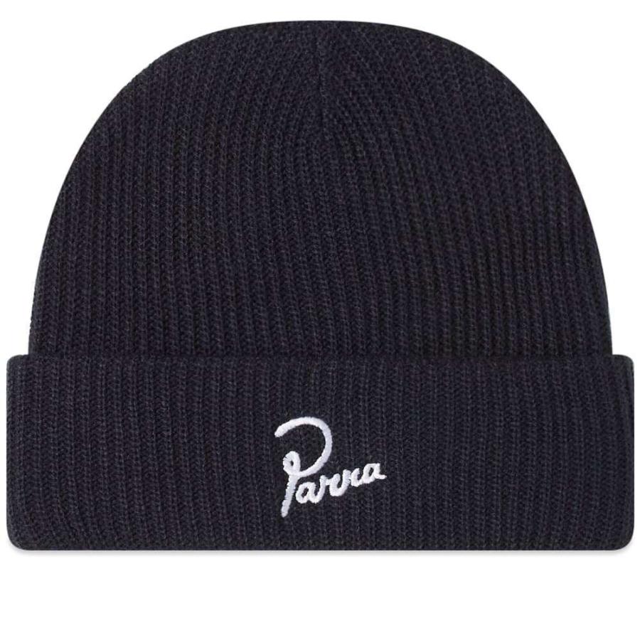 経典 ビーニー ニット メンズ Parra By パラ バイ 帽子 Blue Navy Beanie Signature ニット帽 ビーニー サイズ Onesize Morrismonument Com