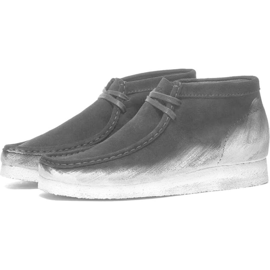 日本初の メンズ Originals Clarks クラークス シューズ 靴 メンズ ブーツ クラークス Originals Clarks ブーツ Black White Paint Boot Wallabee シューズ 靴 ブーツ Www Rankinengineering Com