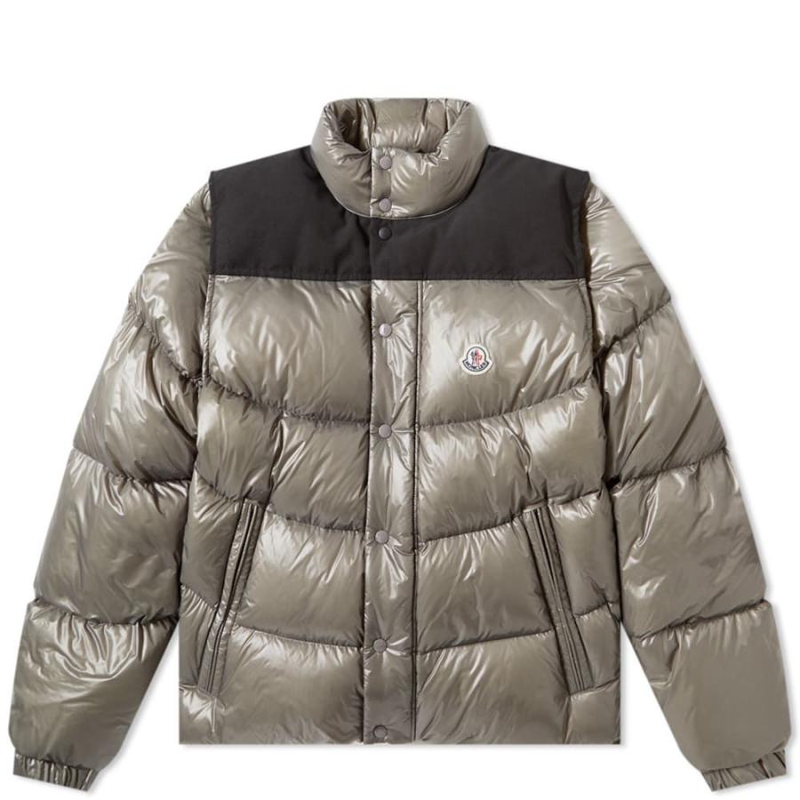 予約販売品 モンクレール Moncler メンズ ダウン 中綿ジャケット アウター Leschaux Removable Sleeve Down Jacket Grey Black 人気ショップが最安値挑戦 Zoetalentsolutions Com