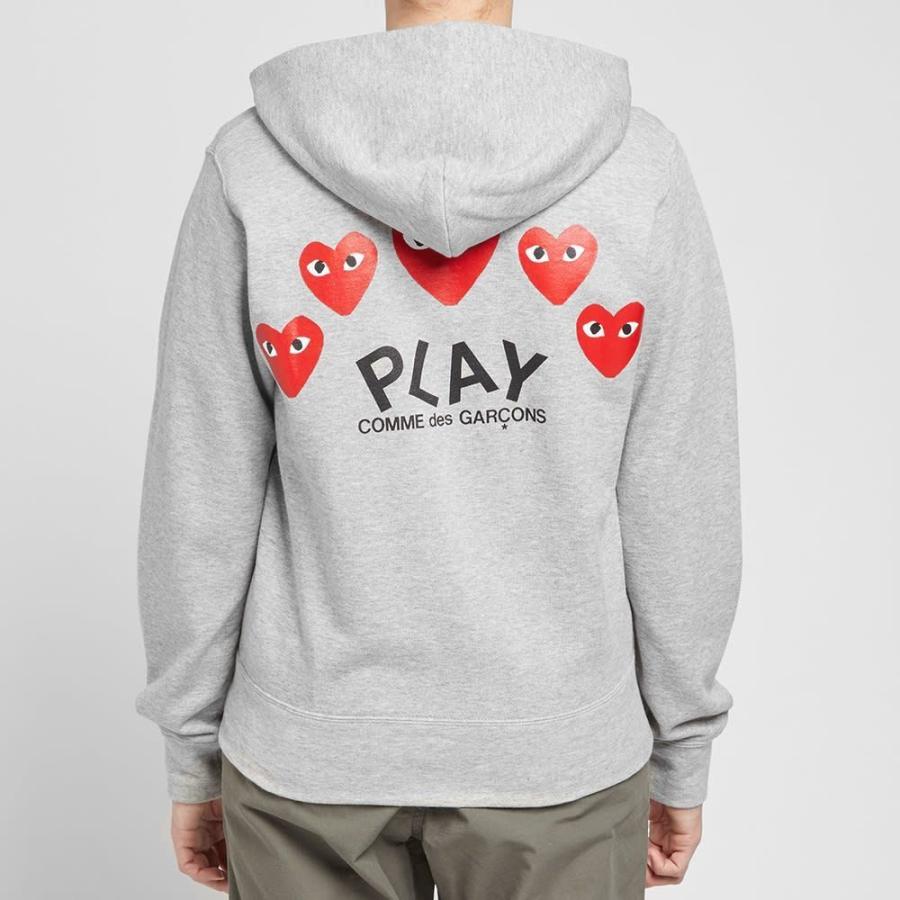 コム デ ギャルソン Comme Des Garcons Play レディース パーカー トップス Red Heart Full Zip Backprint Hoody Grey Sc Ffc70e9f1b フェルマート エフ Fermart Ef 通販 Yahoo ショッピング