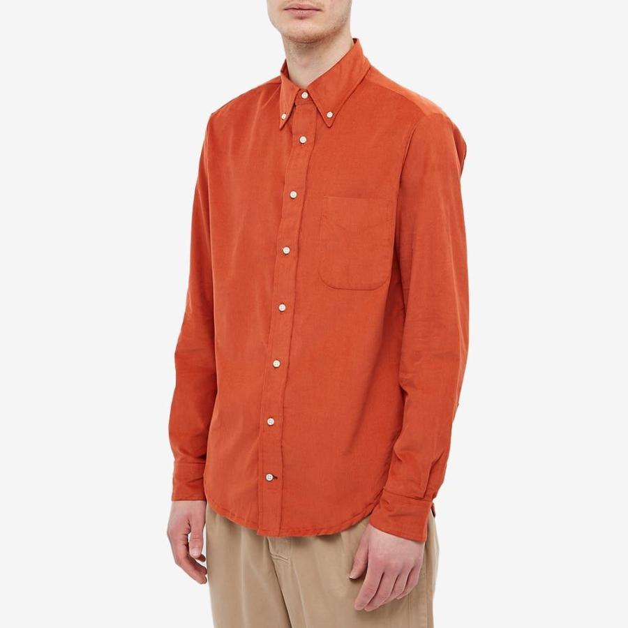 ギットマンヴィンテージ Gitman Vintage メンズ シャツ トップス Button Down Corduroy Shirt Orange  :sc-ffd630ce4f:フェルマート エフ fermart ef - 通販 - Yahoo!ショッピング