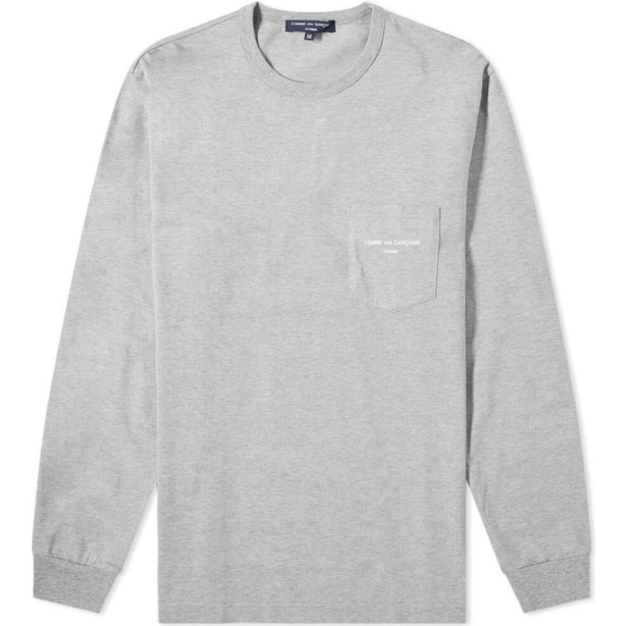 コム デ ギャルソン Comme Des Garcons Homme メンズ 長袖tシャツ ポケット ロゴtシャツ トップス Long Sleeve Logo Pocket Tee Grey Sc Ffdfdc58cf フェルマート エフ Fermart Ef 通販 Yahoo ショッピング
