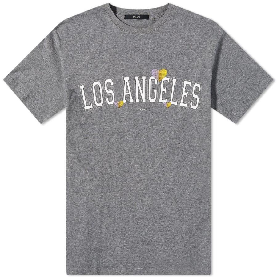 クーポン対象外 Stampd Grey Heather Tee Angeles Los トップス Tシャツ メンズ Stampd スタンプド トップス メンズ Tシャツ スタンプド Tシャツ カットソー Adtecplasma Com