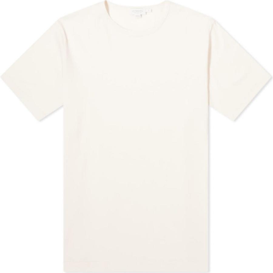 種類豊富な品揃え Sunspel サンスペル White Off Tee Neck Crew Classic トップス Tシャツ メンズ Sunspel サンスペル トップス メンズ Tシャツ Tシャツ カットソー