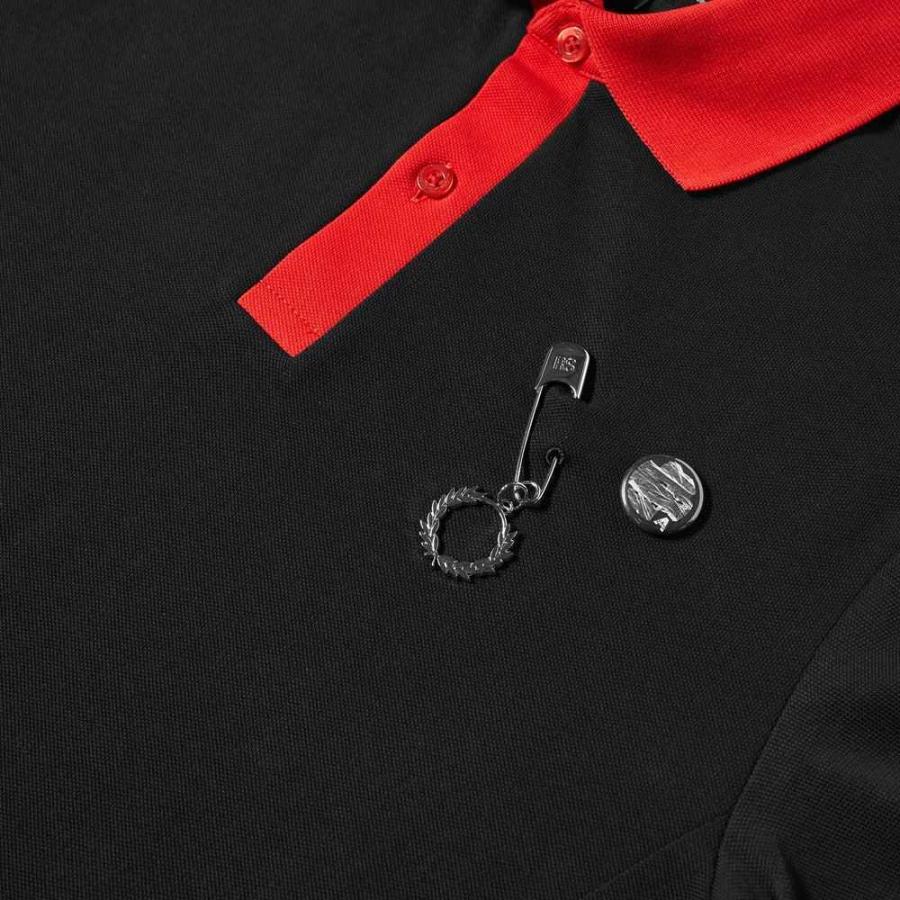 フレッドペリー Fred Perry x Raf Simons メンズ ポロシャツ トップス Contrast Metal Wreath Polo  Black :sc-ffe766fd3a:フェルマート エフ fermart ef - 通販 - Yahoo!ショッピング