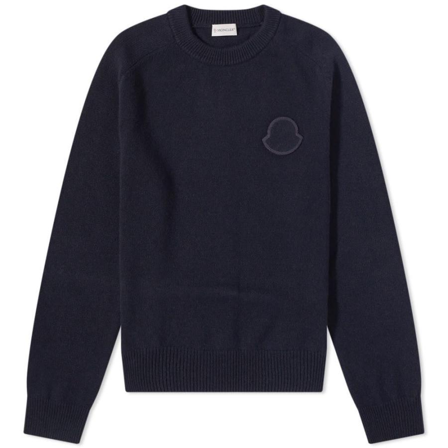 モンクレール Moncler メンズ ニット セーター トップス Logo Crew Knit Navy Sc Ffefd7e4bc フェルマート エフ Fermart Ef 通販 Yahoo ショッピング