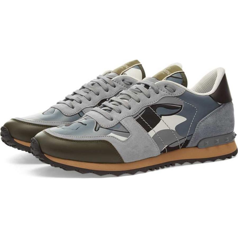 在庫有 メンズ Valentino ヴァレンティノ シューズ 靴 メンズ スニーカー ヴァレンティノ Valentino スニーカー Grey Sneaker Rockrunner シューズ 靴 シューズ Smssvg Org