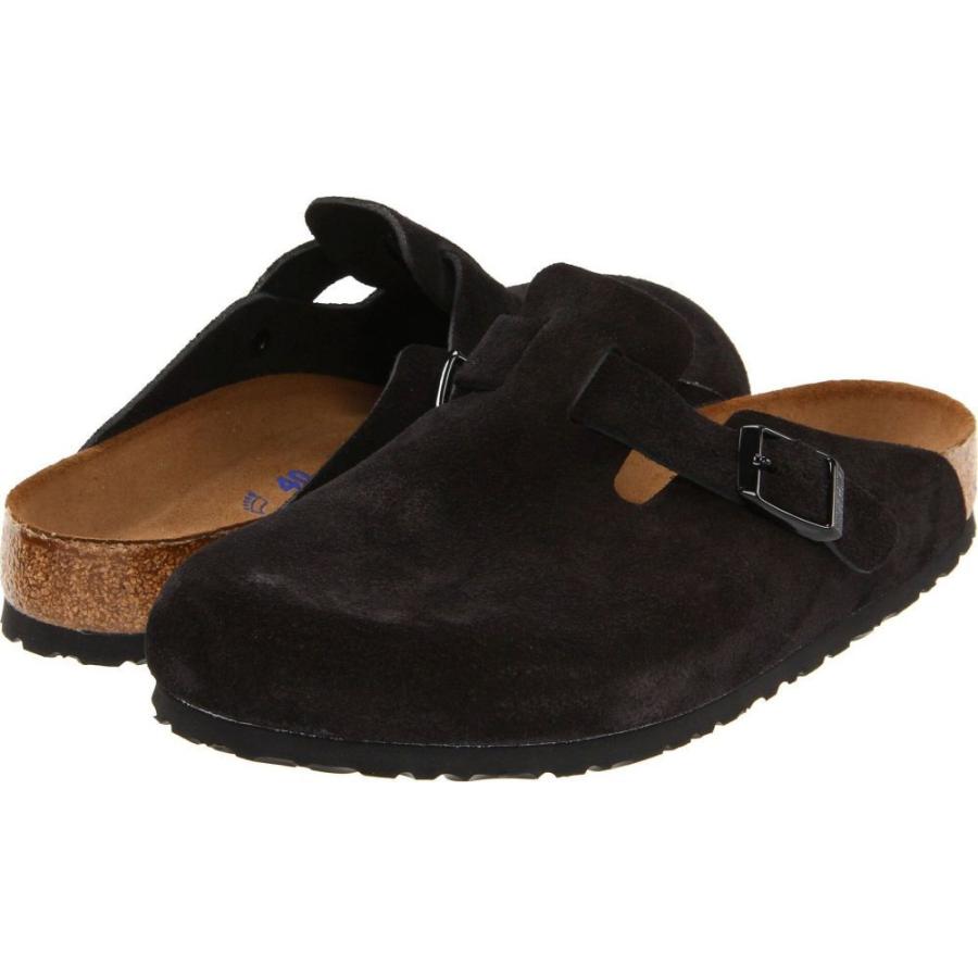 ビルケンシュトック メンズ クロッグ シューズ 靴 Boston Soft Footbed Unisex Black Suede Edecor Com Es