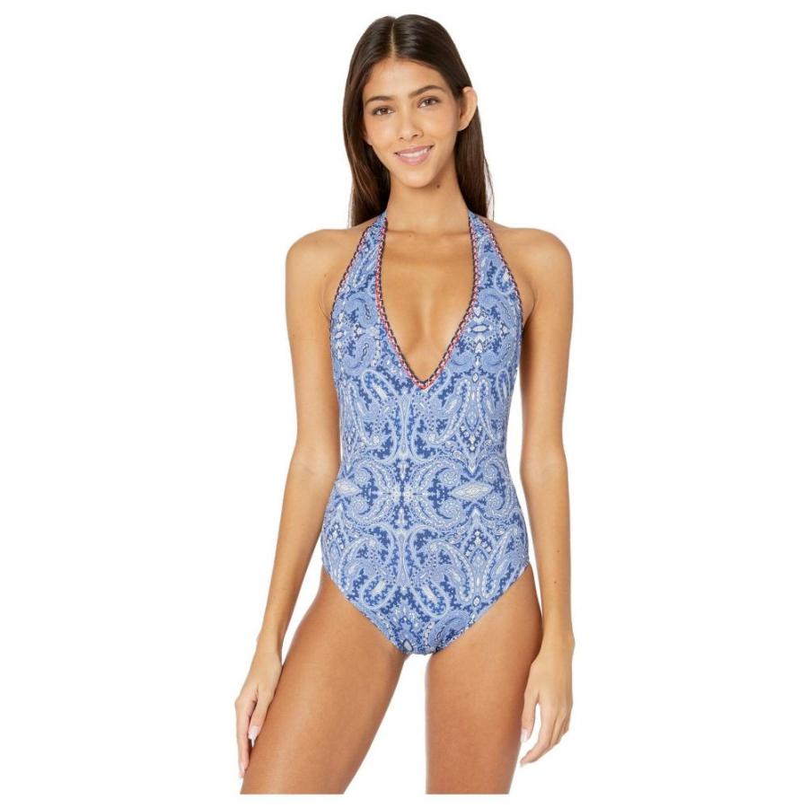 エトロ Etro レディース ワンピース 水着 ビーチウェア Halter Neck One Piece Swimsuit Navy Le 32 Com