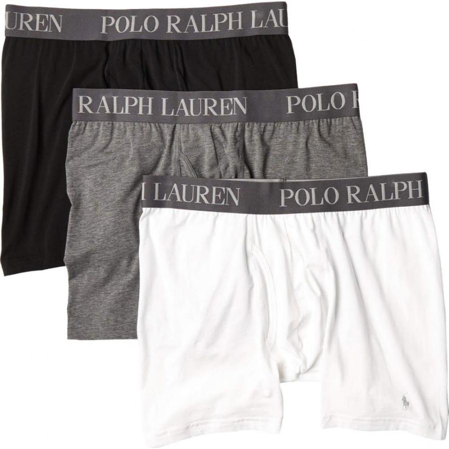 残りわずか ラルフ ローレン Polo Ralph Lauren メンズ ボクサーパンツ 3点セット 4d Flex Lightweight Boxer Briefs 3 Pack White Fortress Grey Heather Polo Black 国産 Zoetalentsolutions Com