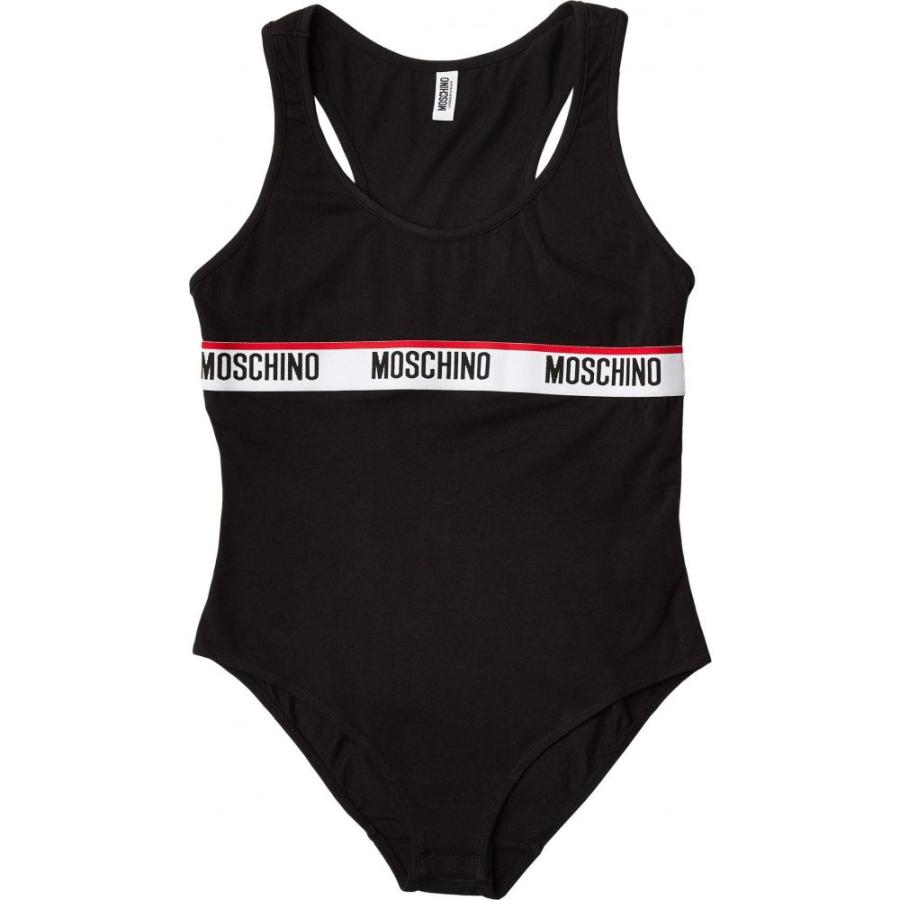 モスキーノ Moschino レディース ボディースーツ インナー 下着 Basic Bodysuit Black Capetowncafe Com
