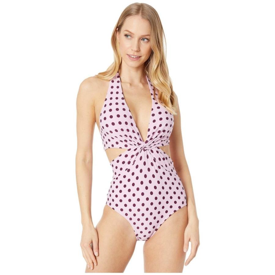 ケイトスペードkate Spade New York レディースワンピース水着 ビーチウェアlia Dot Knotted Halter One Piece Winter Pink Blog Divinesolitaires Com