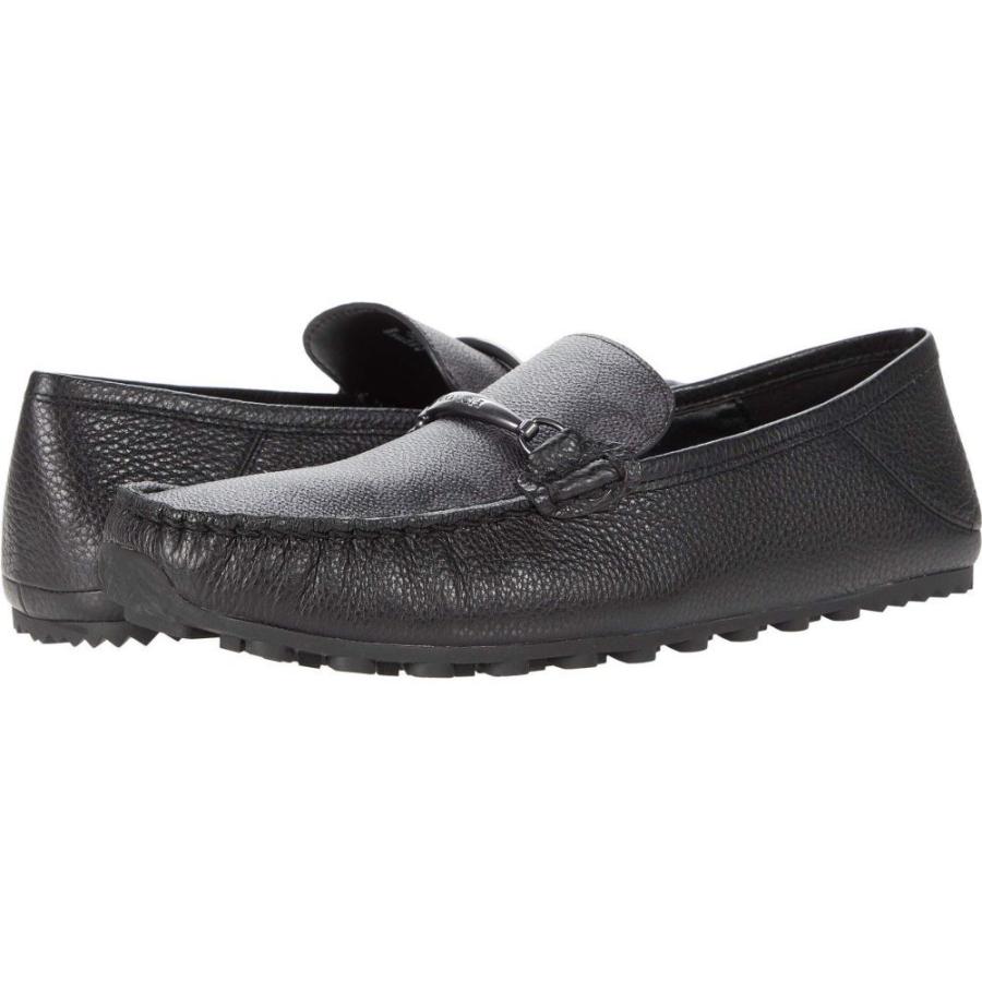 人気ショップが最安値挑戦 コーチ Coach メンズ ドライビングシューズ シューズ 靴 Collapsible Heel Signature Driver Charcoal Black 国際ブランド Zoetalentsolutions Com