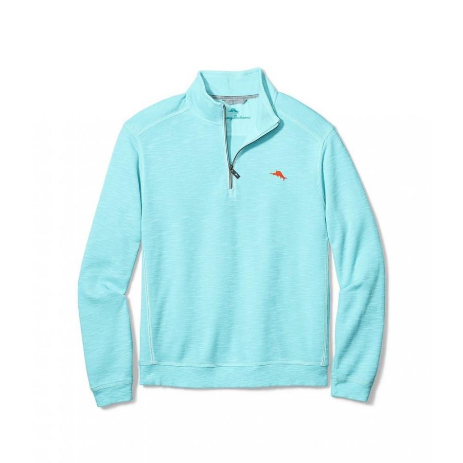 トミー バハマ Tommy Bahama メンズ トップス Big Tall Tobago Bay Half Zip Pullover Aqua Mist Chiniotpower Com Pk