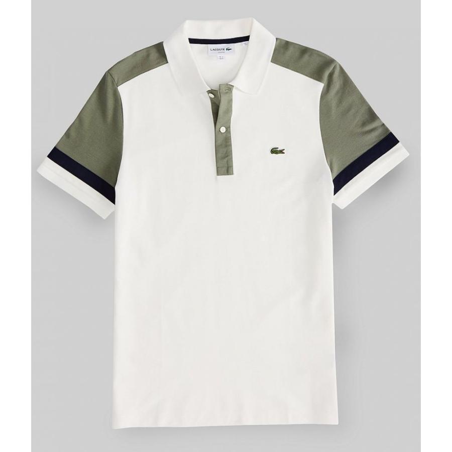ラコステ Lacoste メンズ ポロシャツ トップス Slim Fit Pima Cotton Stretch Pique Short Sleeve Polo Shirt Flour Thelerner Com