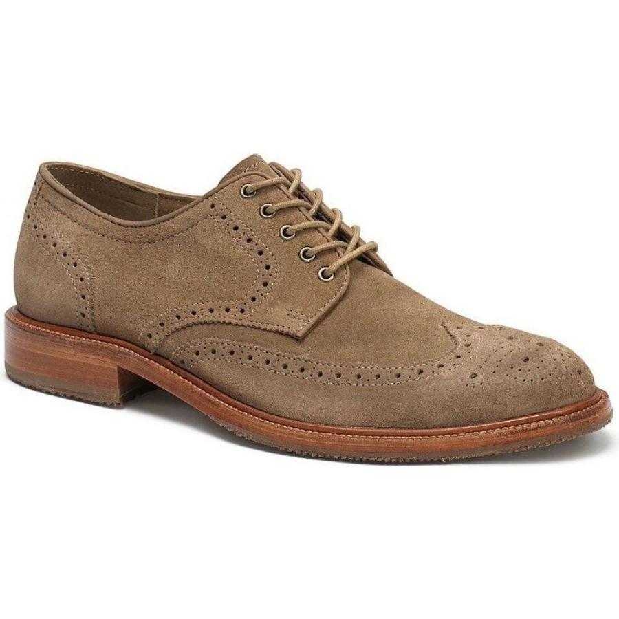 トラスク Trask メンズ 革靴 ビジネスシューズ ウイングチップ シューズ 靴 Logan Wingtip Oxford Taupe Olhodaguadocasado Al Gov Br