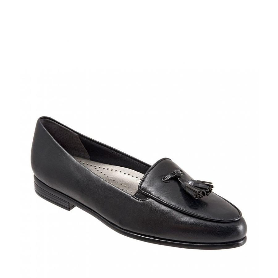 トロッターズ Trotters レディース ローファー オックスフォード シューズ 靴 Leana Tassel Block Heel Loafers Blackblack Sagaretxe Net