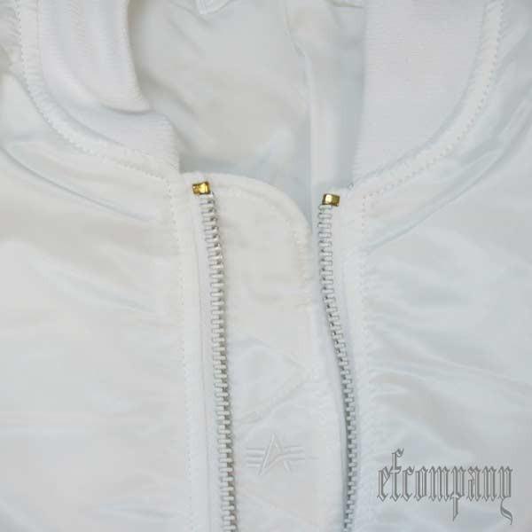 期間限定送料無料 白いma 1 逸品 アルファインダストリーズ スリムフィット ジャケット Alpha Flight Jacket Aph Mjmc1 Wh エフシービック Efcvic 通販 Yahoo ショッピング