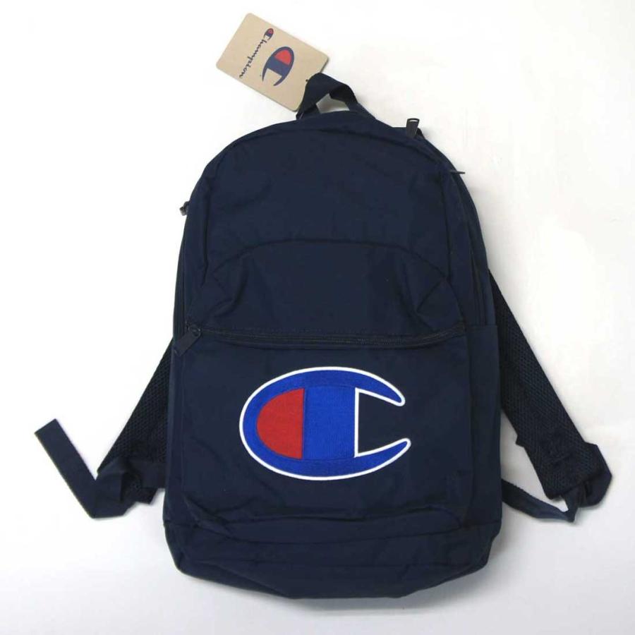 [並行輸入品] 米国チャンピオン Champion 米国限定色ネイビー バックパック ユニセックス  USAモデル BACK PACK | Champion | 01