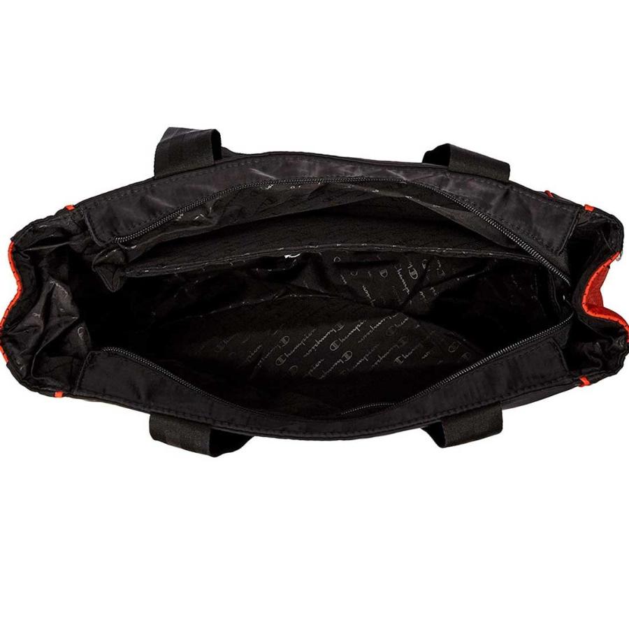 [並行輸入品] 米国チャンピオン Champion トートバック ブラック USAモデル Expander Side Zip Tote Bag