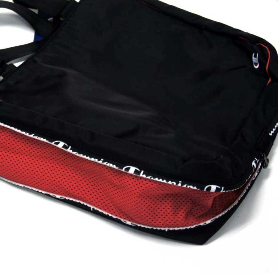 [並行輸入品] 米国チャンピオン Champion トートバック ブラック USAモデル Expander Side Zip Tote Bag