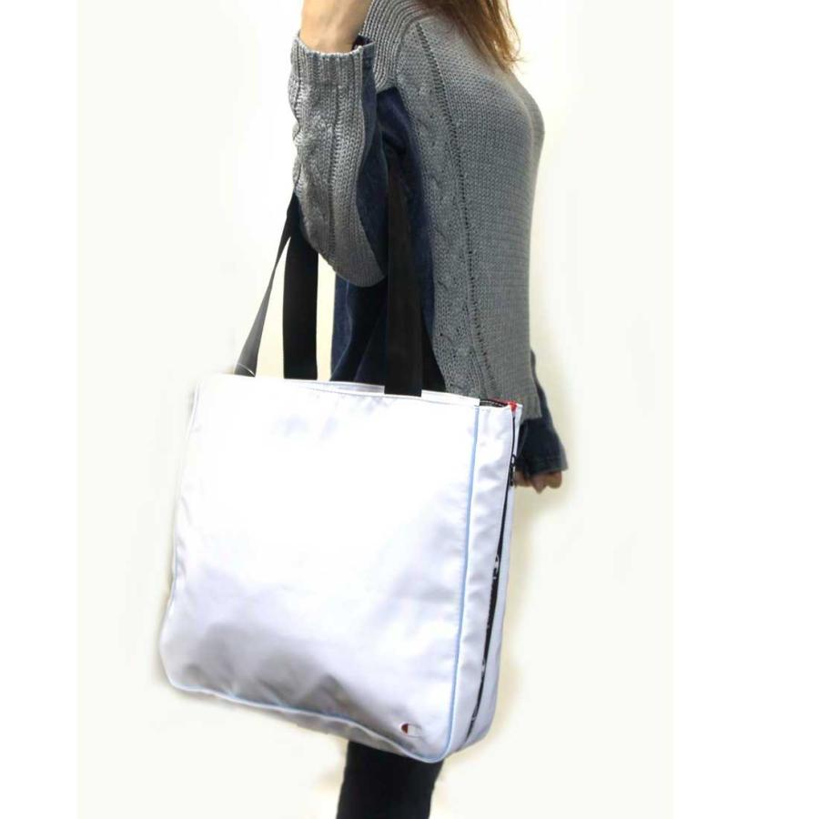 [並行輸入品] 米国チャンピオン Champion トートバック ホワイト USAモデル Expander Side Zip Tote Bag