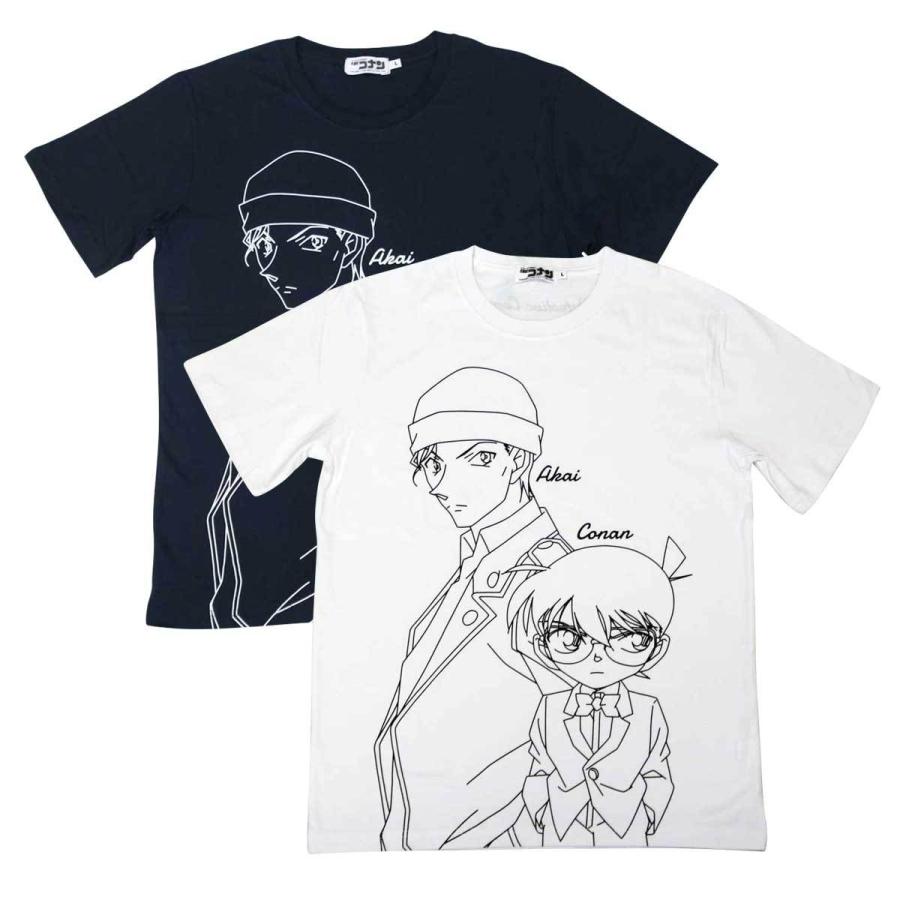 メール便送料無料 名探偵コナン スピンドルtシャツ 赤井秀一と江戸川コナン 黒の組織を追え 映画 コミック 漫画 キャラクター Cn142 エフシービック Efcvic 通販 Yahoo ショッピング