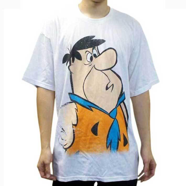 Sサイズ フレッド 原始家族（フリントストーン)Tシャツ ハンナバーバラ映画 コミック 漫画 キャラクター ヒーロー | 