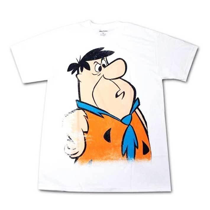 Sサイズ フレッド 原始家族（フリントストーン)Tシャツ ハンナバーバラ映画 コミック 漫画 キャラクター ヒーロー |  | 01