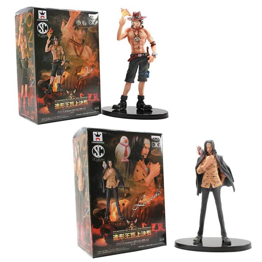 送料無料 未開封 One Piece ワンピース フィギュア エース ロブ ルッチ 全2種 2点セット 造形王頂上決戦vol 4 Ft 10 3 エフシービック Efcvic 通販 Yahoo ショッピング