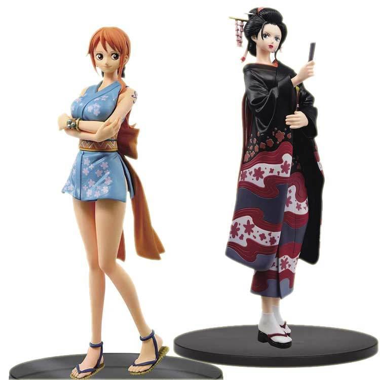 送料無料 未開封 One Piece ワンピース フィギュアワノ国 おナミとおロビの美女セット Dxf The Grandline Lady ワノ国 Ft 12 5 エフシービック Efcvic 通販 Yahoo ショッピング