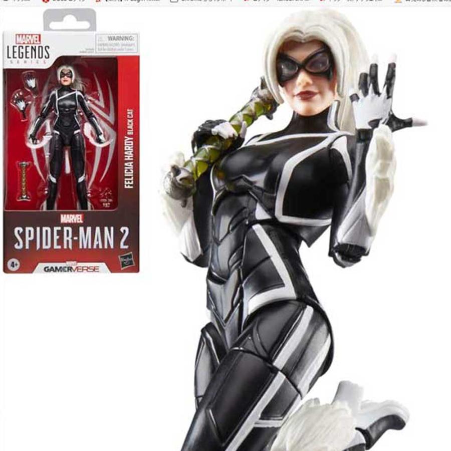 マーベルレジェンド　ゲーマーバース　ブラックキャット Hasbro Spider-Man Marvel Legends Series Gamerverse Black Cat
