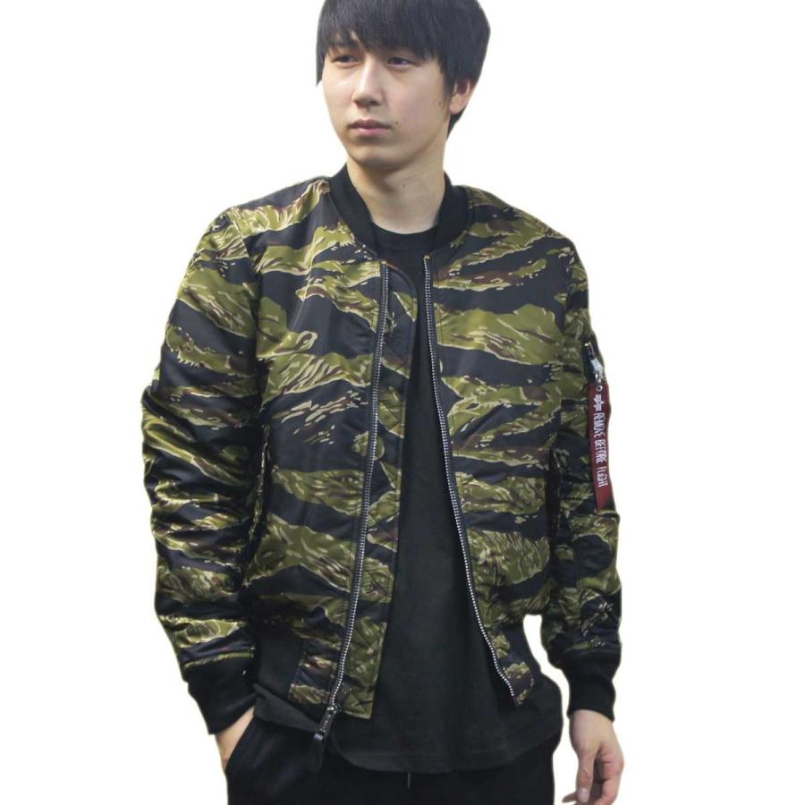 Alpha Industries 送料無料 ALPHA USA版 MA-1 迷彩復刻タイガー Alpha Industries 送料無料 ALPHA USA版 MA-1 迷彩復刻タイガー