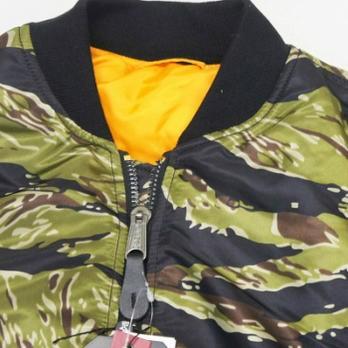 Alpha Industries 送料無料 ALPHA USA版 MA-1 迷彩復刻タイガー Alpha Industries 送料無料 ALPHA USA版 MA-1 迷彩復刻タイガー