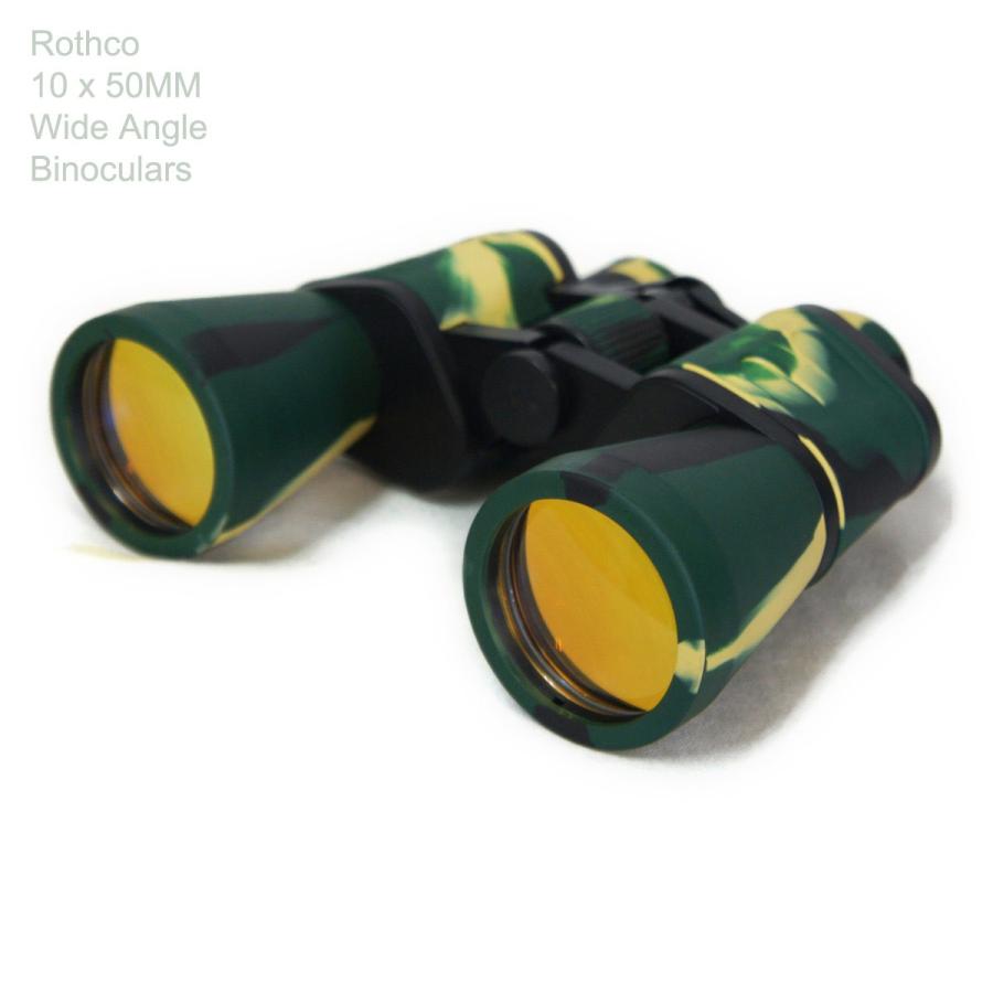 サバイバル 倍率10倍 双眼鏡 ワイドスコープ　 Rothco プロ仕様 迷彩 BINOLUX　サバイバルグッズ | ROTHCO