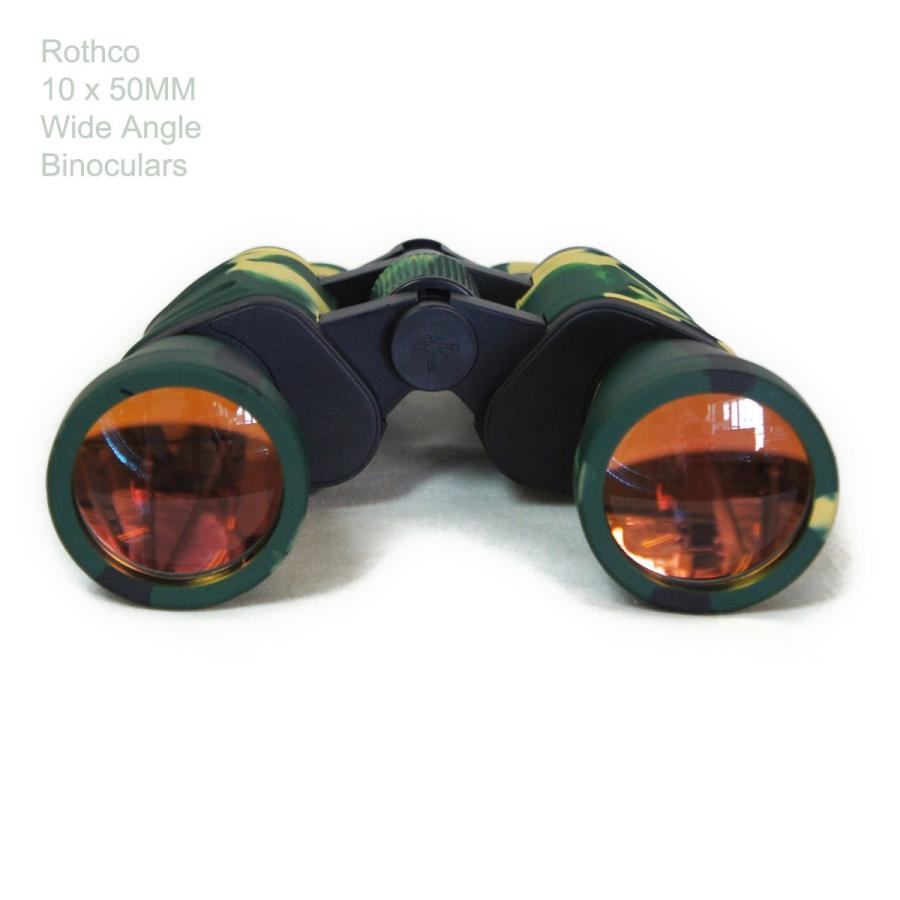 サバイバル 倍率10倍 双眼鏡 ワイドスコープ　 Rothco プロ仕様 迷彩 BINOLUX　サバイバルグッズ | ROTHCO | 01