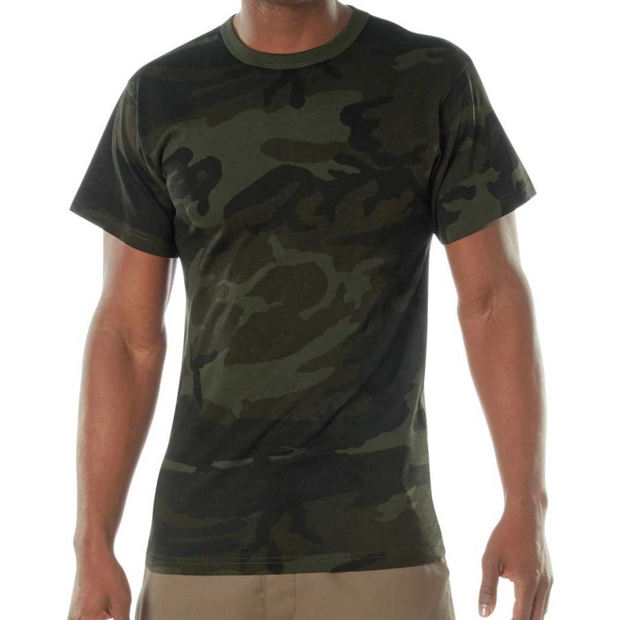 USA ミリタリーTシャツ 迷彩 Midnight Woodland Camo メンズ ロスコ アメリカ直輸入 ROTHCO CAMO T-SHIRTS | ROTHCO | 01