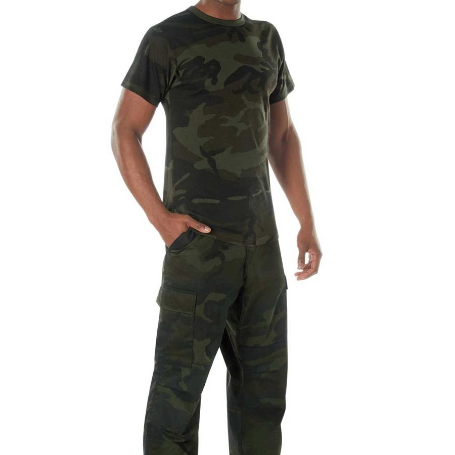 USA ミリタリーTシャツ 迷彩 Midnight Woodland Camo メンズ ロスコ アメリカ直輸入 ROTHCO CAMO T-SHIRTS | ROTHCO | 03