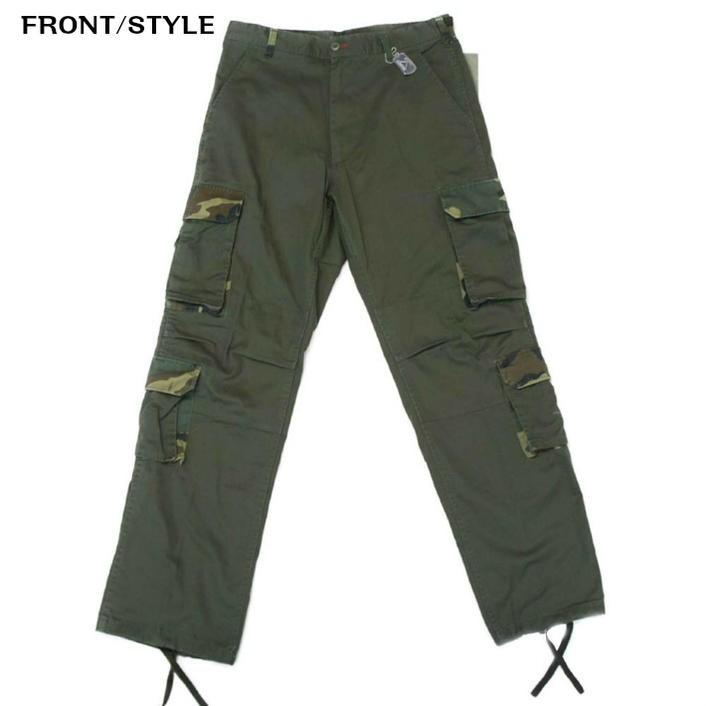 迷彩アクセント バトルルーパー 米軍ファティーグ8Pパンツ ヴィンテージ加工 ロスコ Rothco Vintage Paratrooper Fatigue Pants | ROTHCO | 05