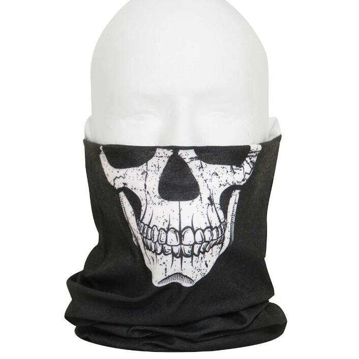 メール便送料無料 スカル フェイスガード ネックゲイター 3WAY ウォッシャブル ロスコ Rothco Multi-Use Neck Gaiter | ROTHCO