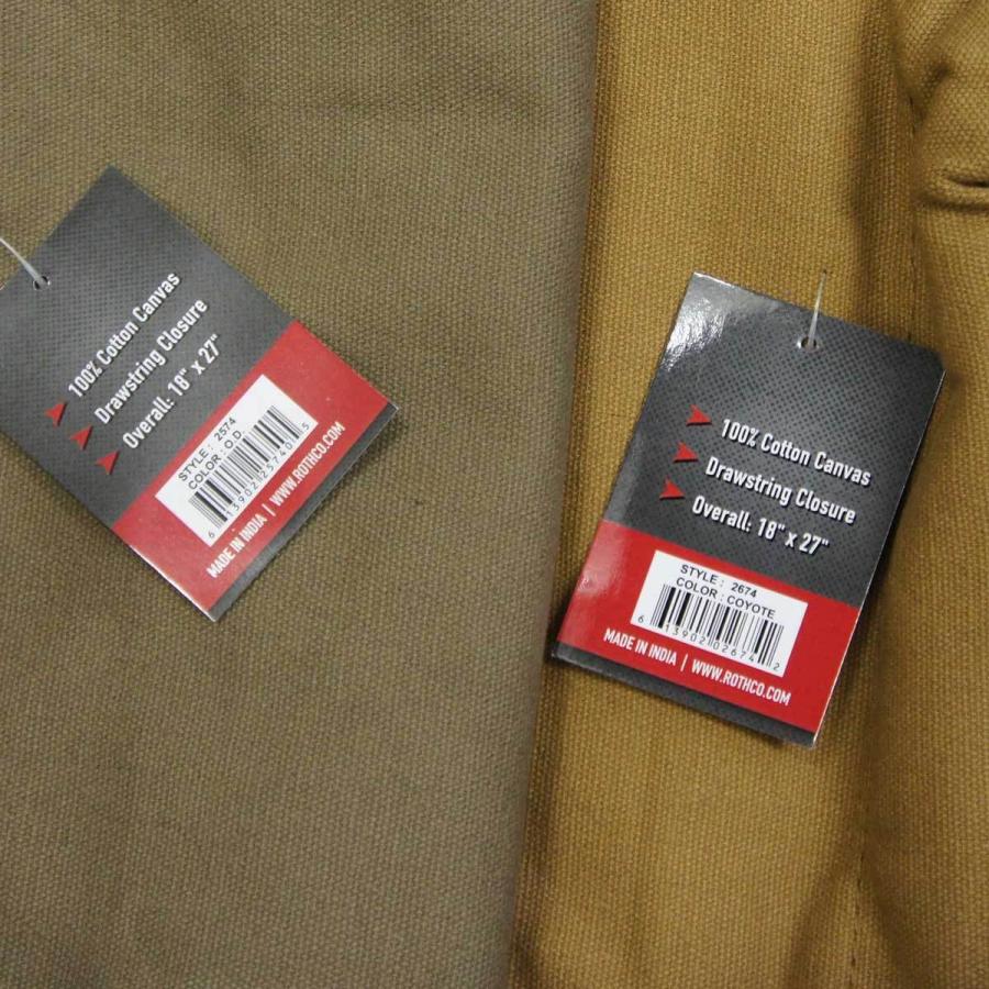 自在な用途 ずた袋 ランドリーバッグ 18*27インチ GIタイプ 帆布　ロスコ Gi Type Canvas Barracks Bag | ROTHCO | 07