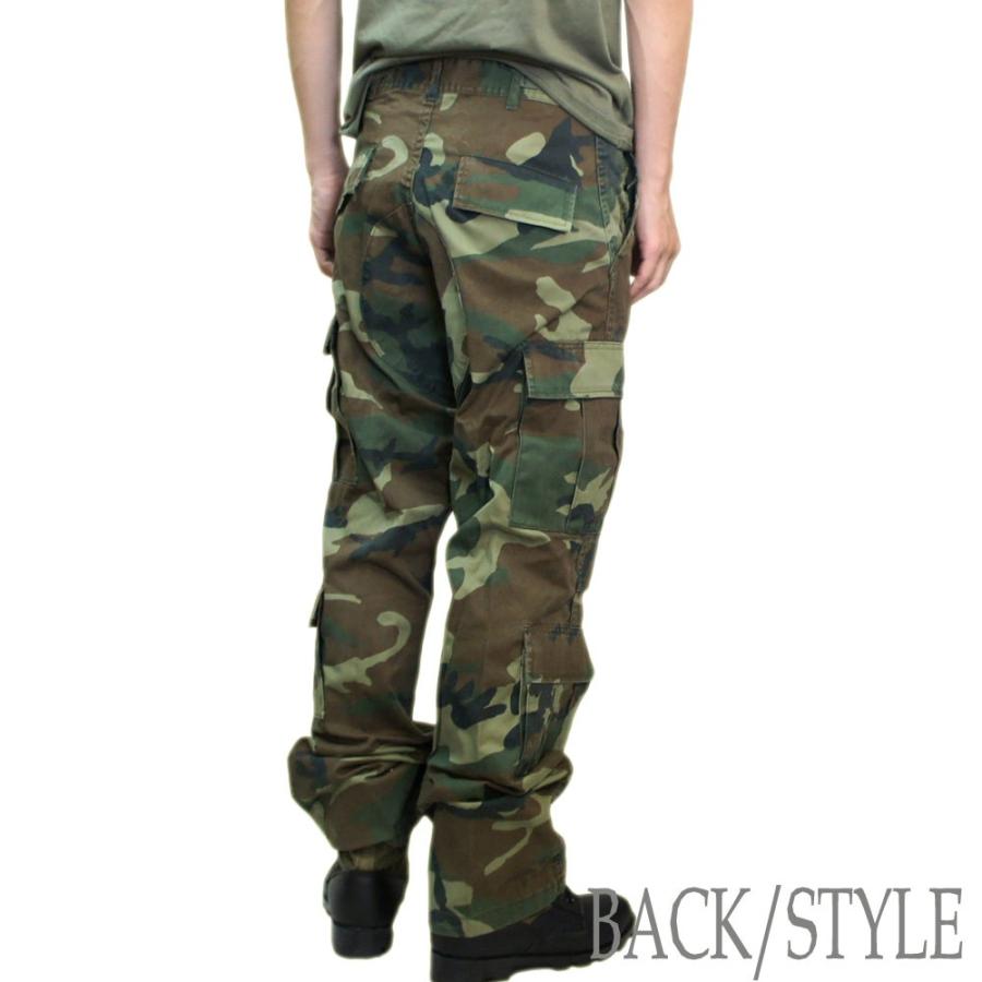 迷彩バトルルーパー 米軍ファティーグ8Pパンツ ウッドランド柄 ヴィンテージ加工 ロスコ Rothco Vintage Paratrooper Fatigue Pants | ROTHCO | 01