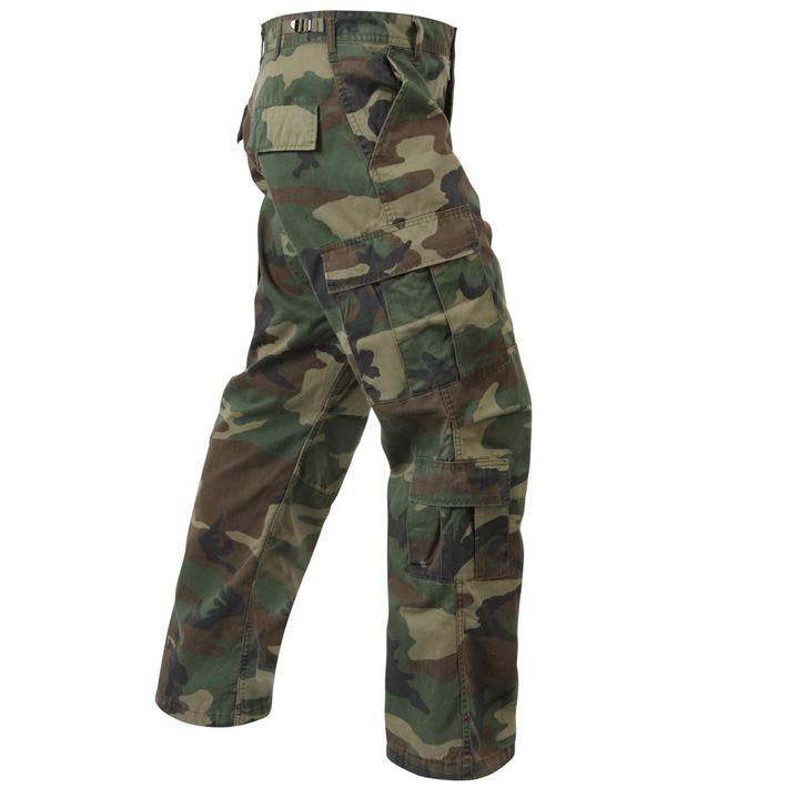 迷彩バトルルーパー 米軍ファティーグ8Pパンツ ウッドランド柄 ヴィンテージ加工 ロスコ Rothco Vintage Paratrooper Fatigue Pants | ROTHCO | 03